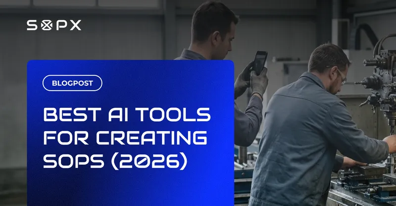 Operations team using AI SOP software to turn a process video into a structured procedure.
